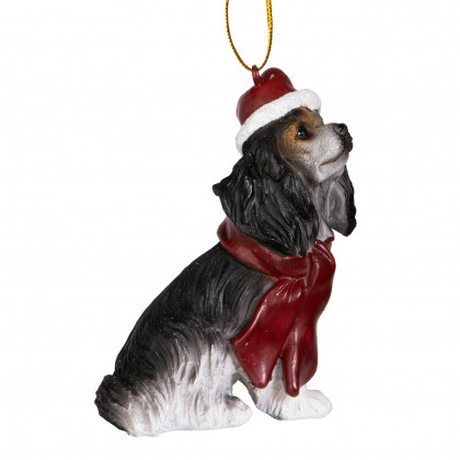 Toscano - Cavalier King Charles Spaniel Holiday Dog Ornament Pet Decoration