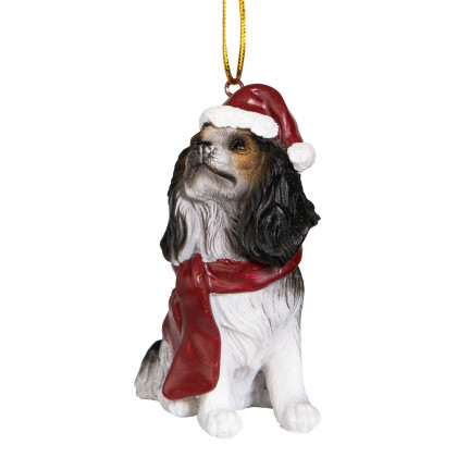 Toscano - Cavalier King Charles Spaniel Holiday Dog Ornament Pet Decoration