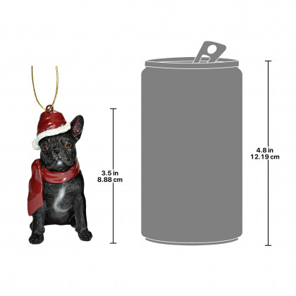 Toscano - French Bulldog Holiday Dog Ornament Pet Decoration