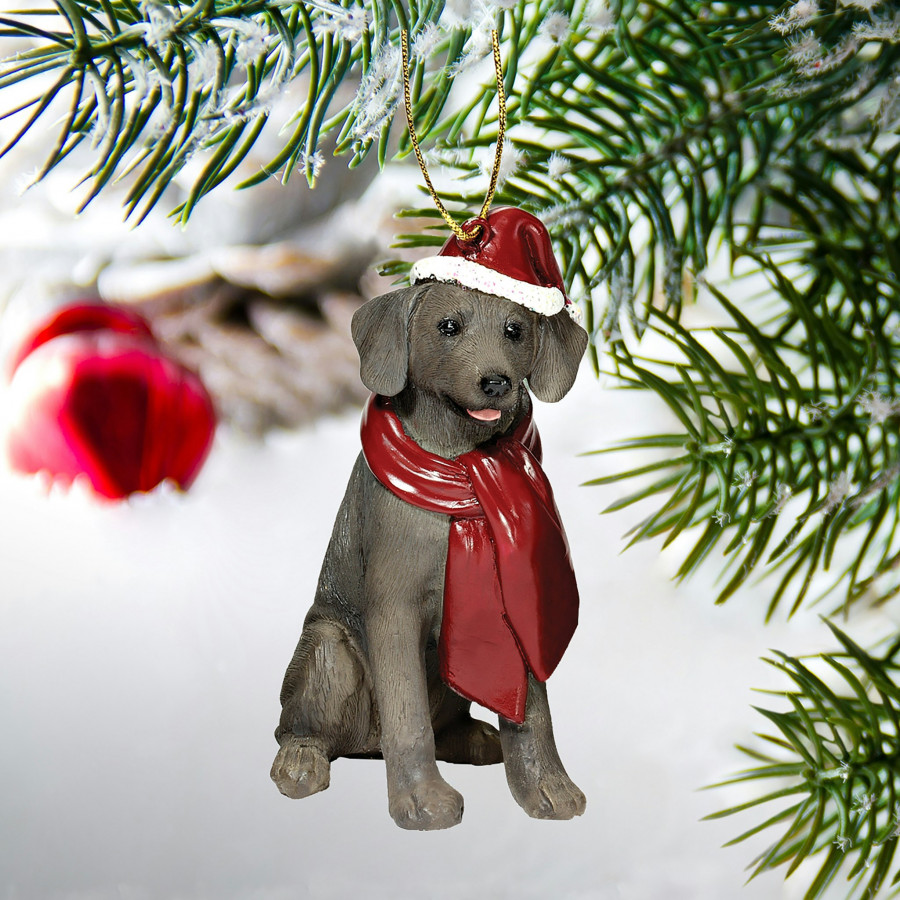 Toscano - Weimaraner Holiday Dog Ornament Pet Decoration