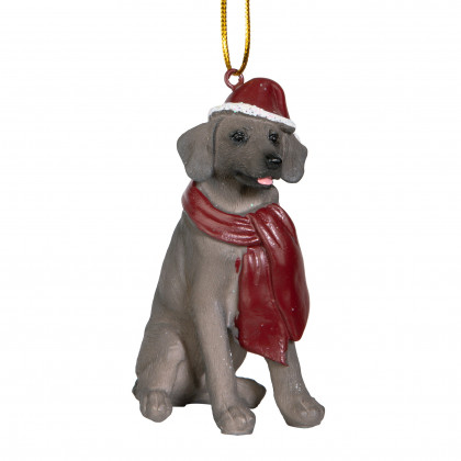 Toscano - Weimaraner Holiday Dog Ornament Pet Decoration