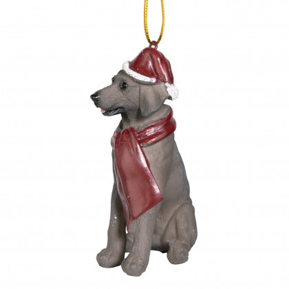 Toscano - Weimaraner Holiday Dog Ornament Pet Decoration
