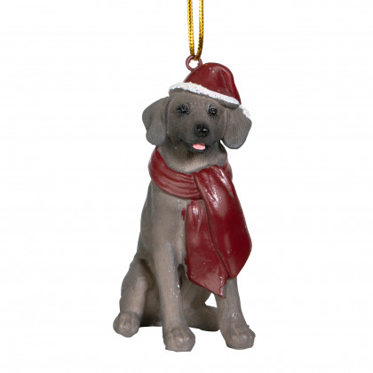 Toscano - Weimaraner Holiday Dog Ornament Pet Decoration