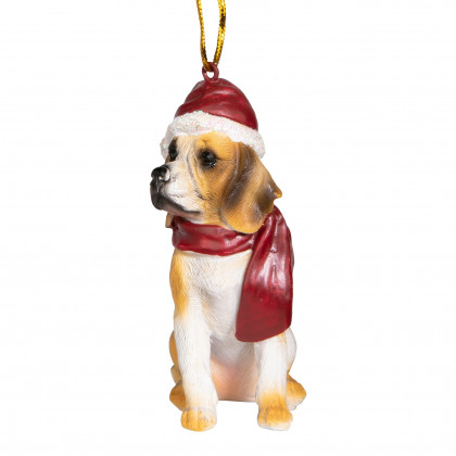 Toscano - Beagle Holiday Dog Ornament Pet Decoration