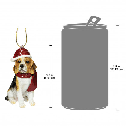 Toscano - Beagle Holiday Dog Ornament Pet Decoration