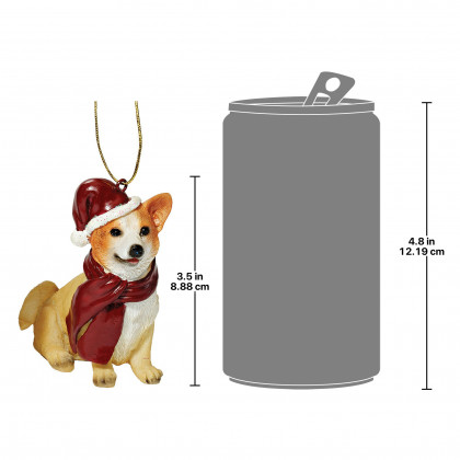 Toscano - Welsh Corgi Holiday Dog Ornament Pet Decoration