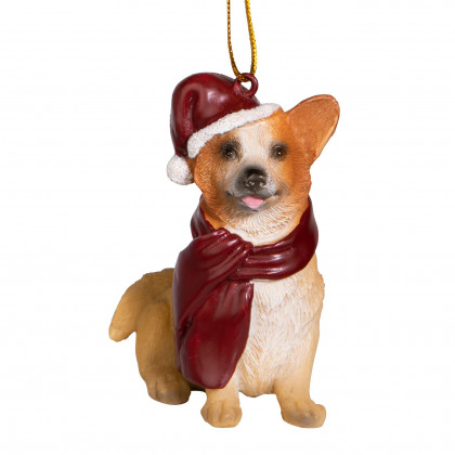 Toscano - Welsh Corgi Holiday Dog Ornament Pet Decoration