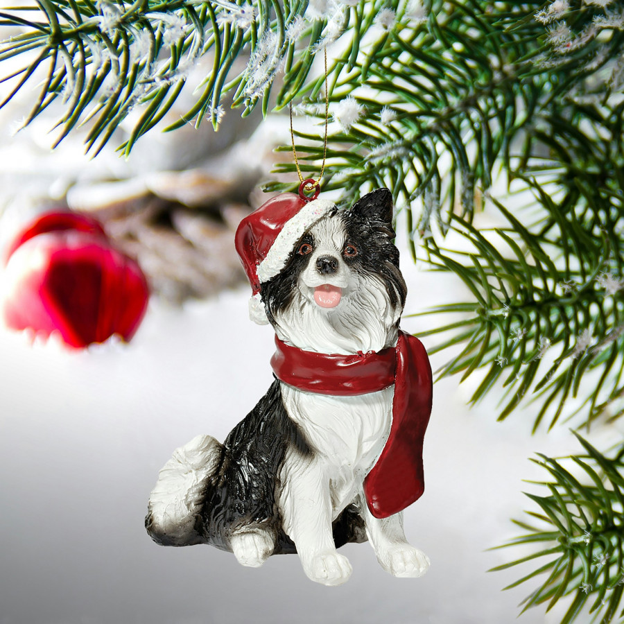 Toscano - Border Collie Holiday Dog Ornament Pet Decoration
