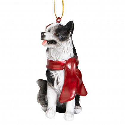 Toscano - Border Collie Holiday Dog Ornament Pet Decoration