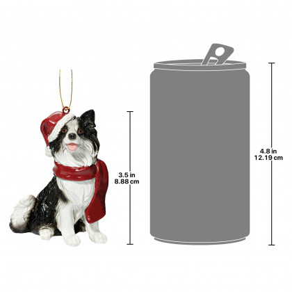 Toscano - Border Collie Holiday Dog Ornament Pet Decoration