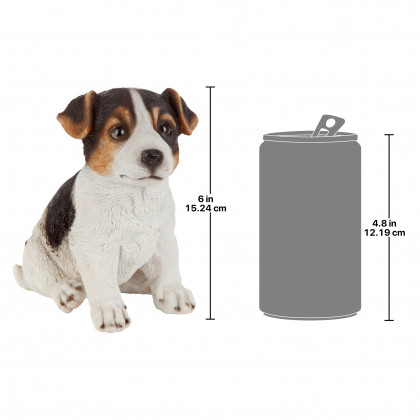 Toscano - Jack Russel Terrier Puppy Partner Collectible Dog Statue