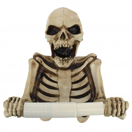 Toscano - Bone Dry Skeleton Bathroom Toilet Paper Holder