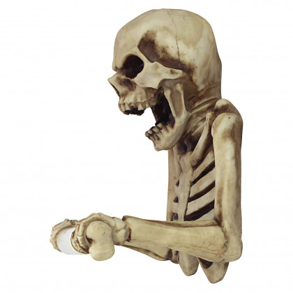 Toscano - Bone Dry Skeleton Bathroom Toilet Paper Holder