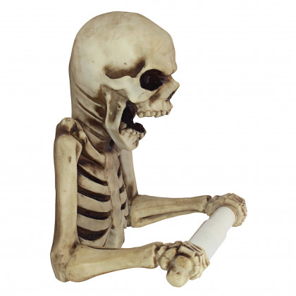 Toscano - Bone Dry Skeleton Bathroom Toilet Paper Holder