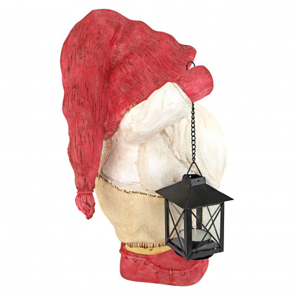 Toscano - Lighting Santa Path Whitey the Holiday Gnome Statue