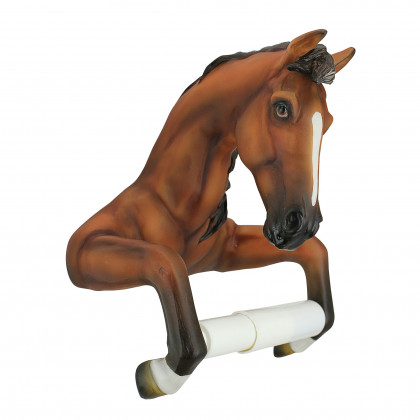 Toscano - Steady Stallion Bathroom Toilet Paper Holder
