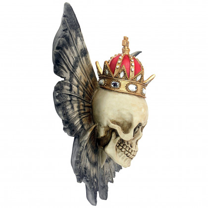 Toscano - Mortality Metamorphosis Death Skull Wall Sculpture