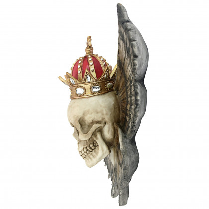 Toscano - Mortality Metamorphosis Death Skull Wall Sculpture