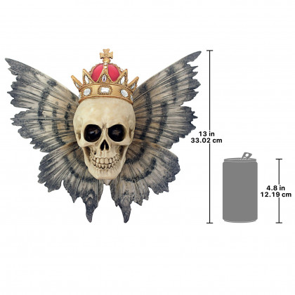 Toscano - Mortality Metamorphosis Death Skull Wall Sculpture