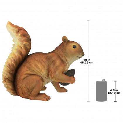 Toscano - Wily the Forest Squirrel Statue