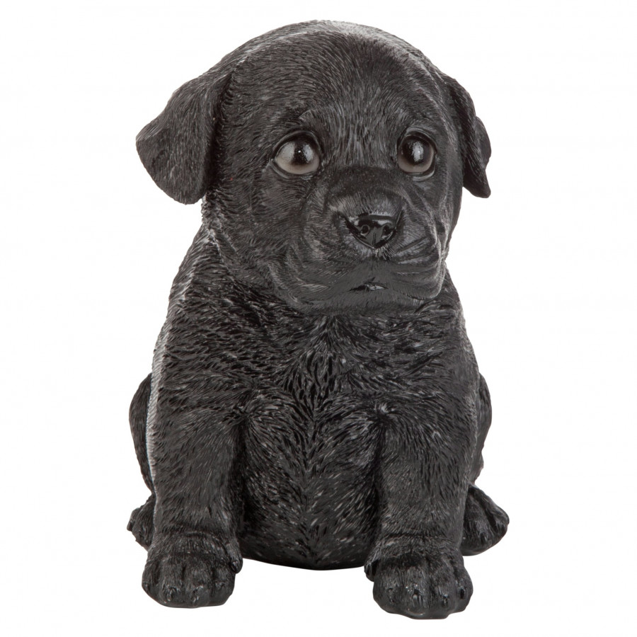 Toscano - Black Lab Puppy Partner Collectible Dog Statue