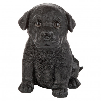 Toscano - Black Lab Puppy Partner Collectible Dog Statue