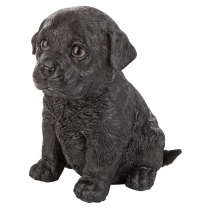 Toscano - Black Lab Puppy Partner Collectible Dog Statue