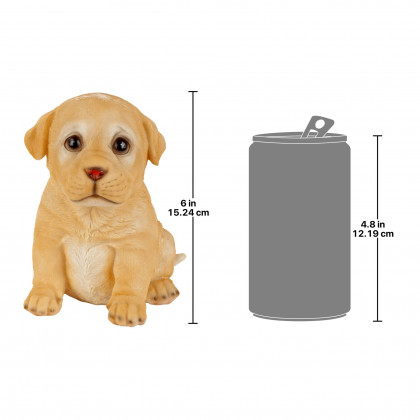 Toscano - Yellow Lab Puppy Partner Collectible Dog Statue