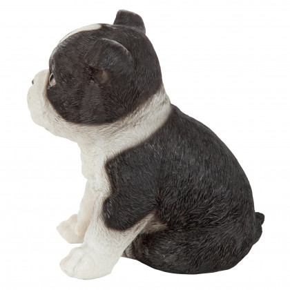 Toscano - Boston Terrier Puppy Partner Collectible Dog Statue