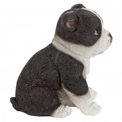 Toscano - Boston Terrier Puppy Partner Collectible Dog Statue