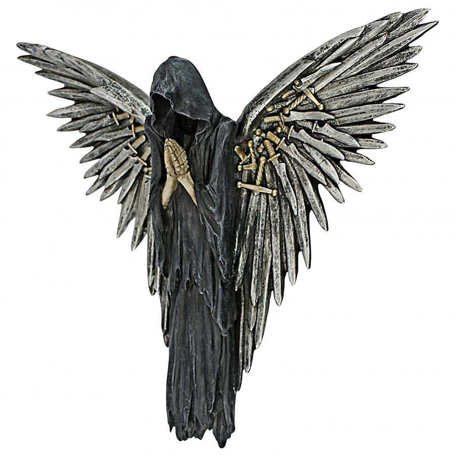 Toscano - Soul of the Warrior Grim Reaper Wall Sculpture
