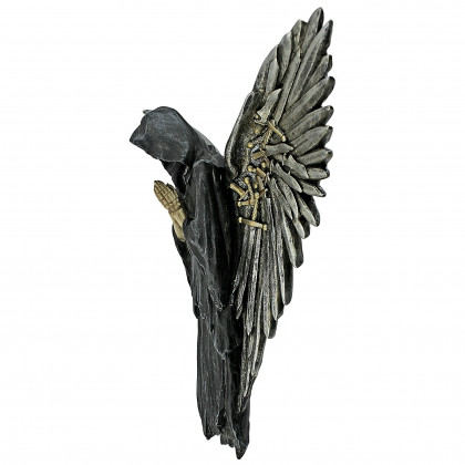 Toscano - Soul of the Warrior Grim Reaper Wall Sculpture