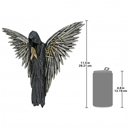 Toscano - Soul of the Warrior Grim Reaper Wall Sculpture