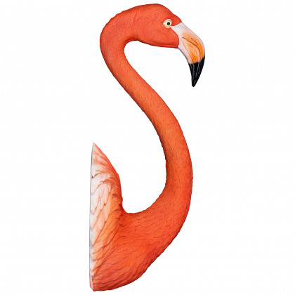 Toscano - Pink Flamingo Tropical Pop Culture Icon Wall Sculpture
