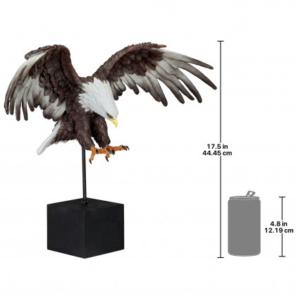 Toscano - Freedom s Flight American Bald Eagle Statue