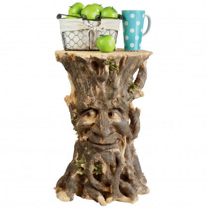 Toscano - Craggy Bark Tree Ent Sculptural Side Table