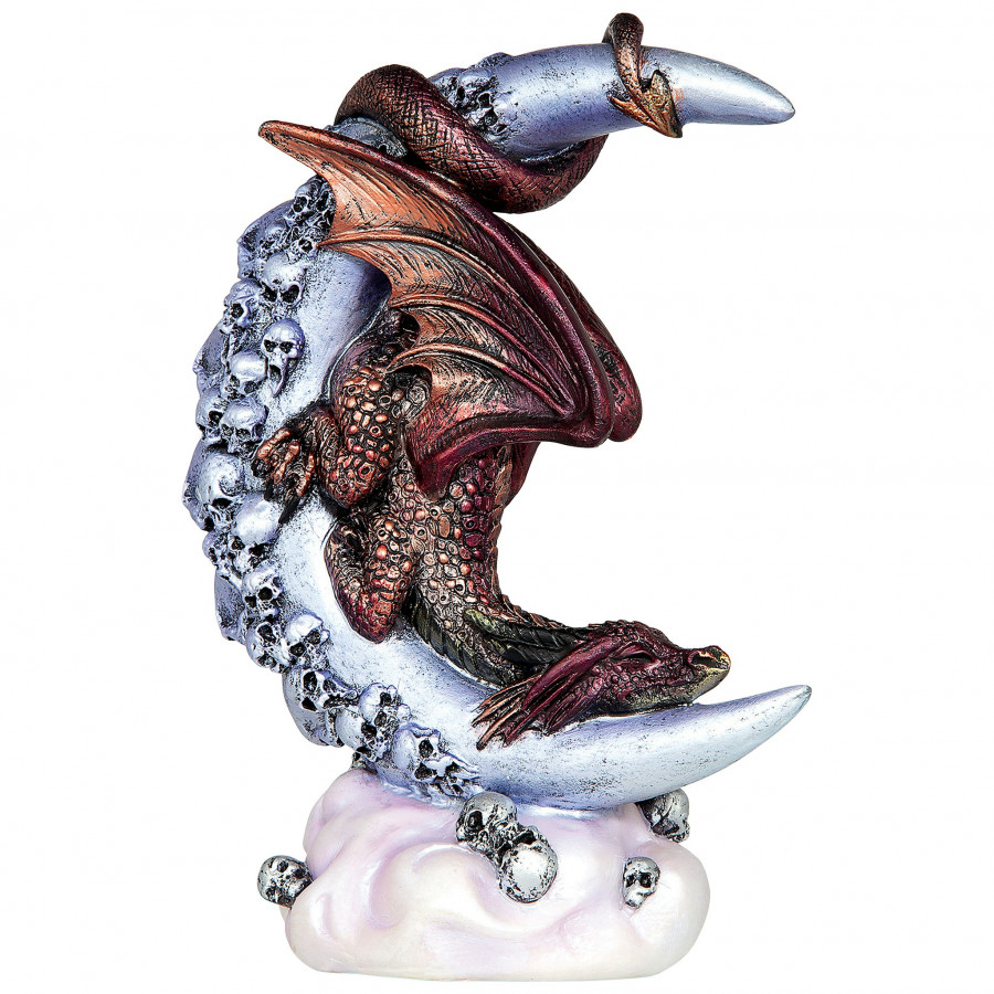 Toscano - Medieval Moonbeam Dragon Statue