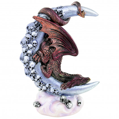 Toscano - Medieval Moonbeam Dragon Statue