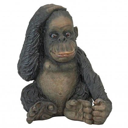 Toscano - Curly the Chimpanzee of the Jungle Funny Monkey Statue