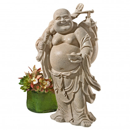 Toscano - Wandering Happy Hotei Buddha Statue