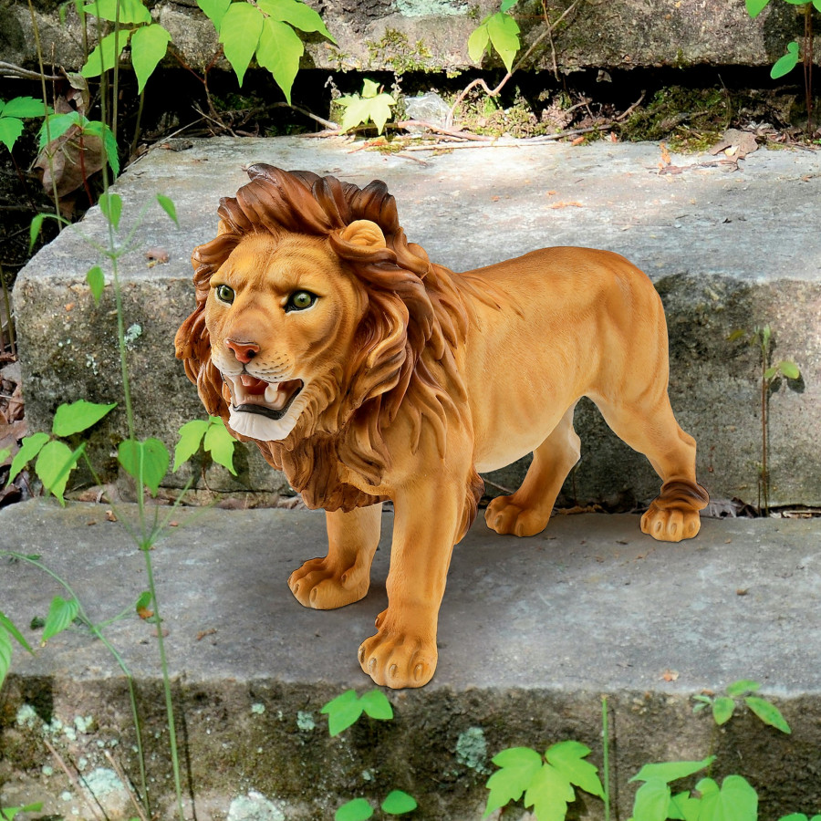 Toscano - Panthera LionKing of the African Savanna Garden Statue