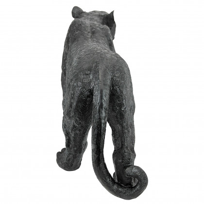 Toscano Shadowed Predator Black Panther Statue - Small