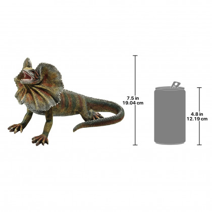Toscano - Frilled-Neck Lizard Statue