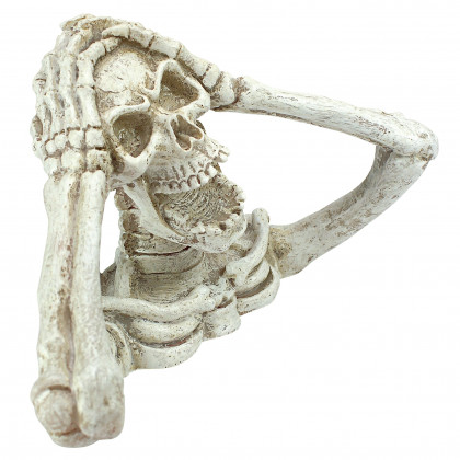 Toscano Shriek the Screaming Skeleton Statue - Medium