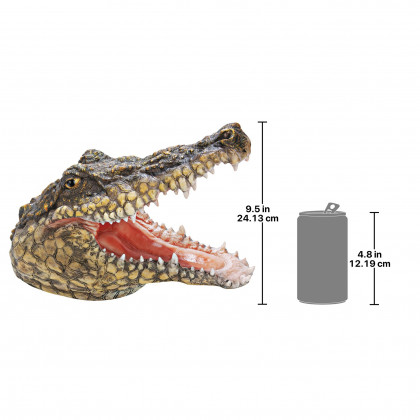 Toscano - Chomper Gonna Get You Crocodile Statue