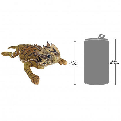 Toscano - Horny Toad Lizard Statue
