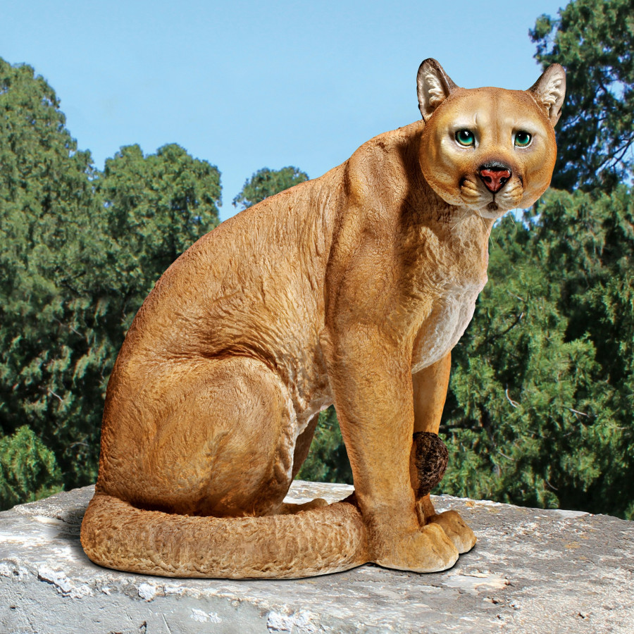 Toscano - American Mountain Cougar Statue