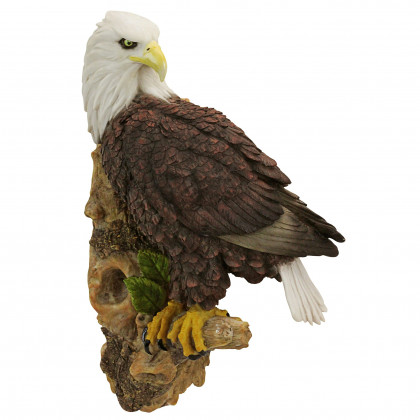 Toscano - American Bald Eagle Bird of Prey Wall Sculpture