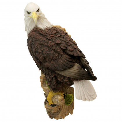 Toscano - American Bald Eagle Bird of Prey Wall Sculpture