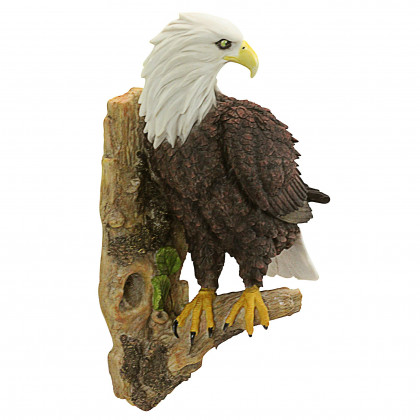 Toscano - American Bald Eagle Bird of Prey Wall Sculpture